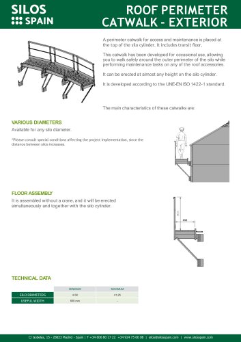 ROOF PERIMETER CATWALK - EXTERIOR