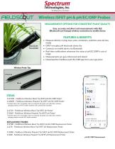 Wireless ISFET pH & pH/EC/ORP Probes