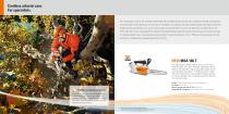 The cordless chainsaws STIHL MSA 200 C-BQ and MSA 160 C-BQ-5