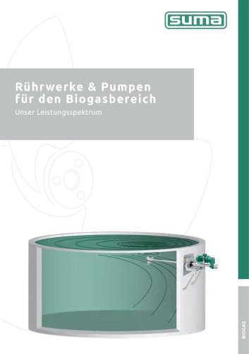 2023 Rührwerke & Pumpen für den Biogasbereich