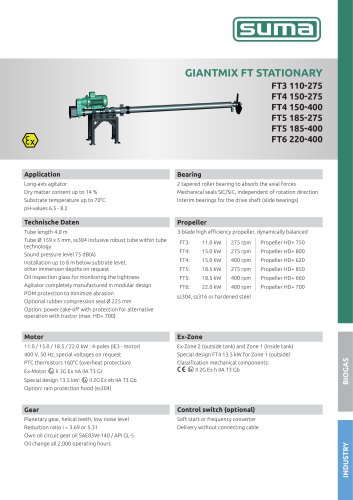 SUMA Rührgigant FT stationär