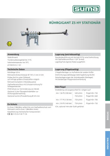 SUMA Rührgigant Z5 stationär