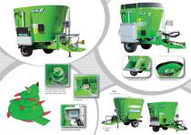 Single auger vertical mixer VN-2