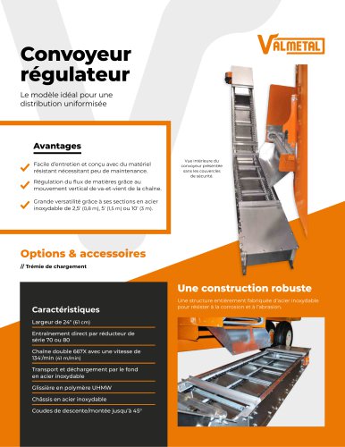 Convoyeur régulateur
