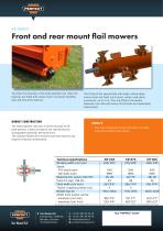 FRONT  AND REAR  MOUNT FLAIL  MOWER KR Series - 2