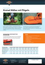 KREISEL  MÄHER MIT  FLÜGELN DR /MV Serie - 2