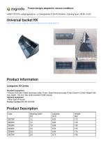 Universal bucket RX-1