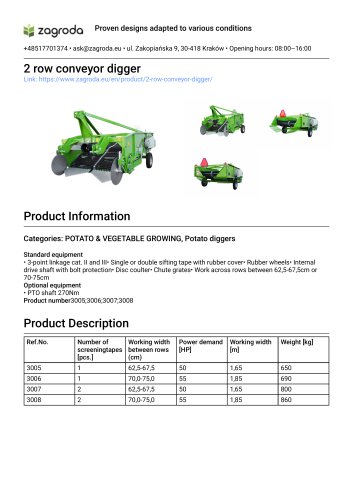 Vegetable harvester machine