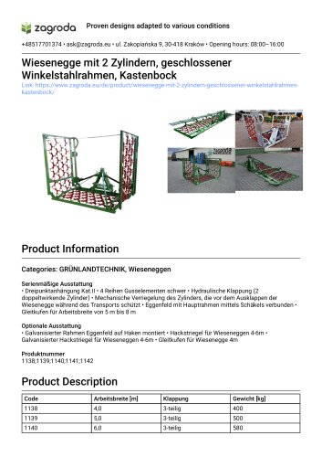 Wiesenegge 2 Zylinder
