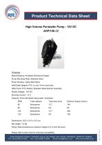 AHP100 – 12V DC High Volume Pump - 1