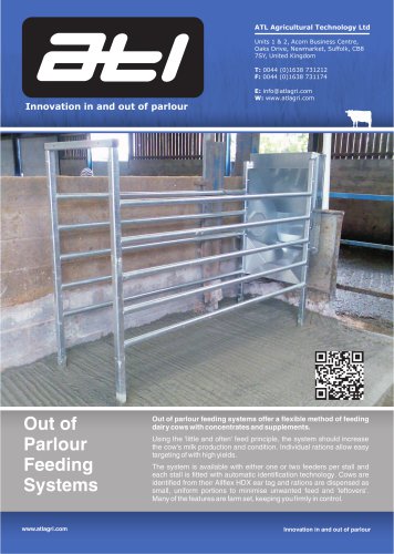 Out of Parlour Feeding Systems