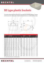 BE type plastic buckets-1