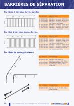 Barrieres de séparation - 4