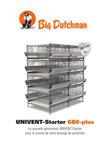 Batterie d'élevage UNIVENT-Starter 680-plus