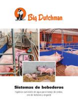 Sistemas de bebederos para manejo de cerdas, cría de lechones y engorde