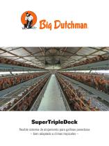 SuperTripleDeck - flexible sistema de alojamiento para gallinas ponedoras