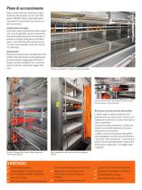 UNIVENT Starter: Gabbia con nastri asporto deiezioni per lo svezzamento delle pollastre-3