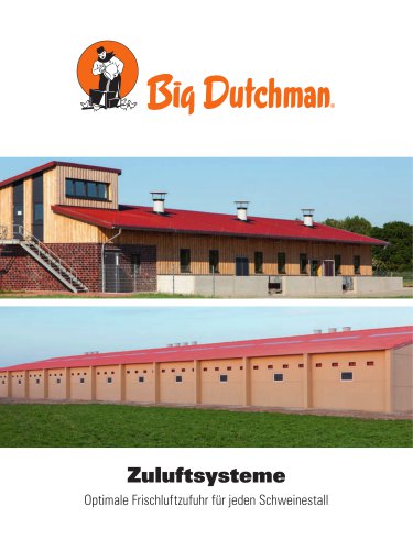 Zuluftsysteme - Schwein