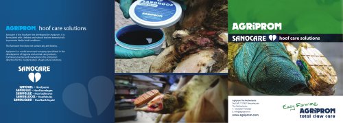 Agriprom Sano Hoofcare Flyer