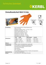 Einmalhandschuh Nitril X-Grip