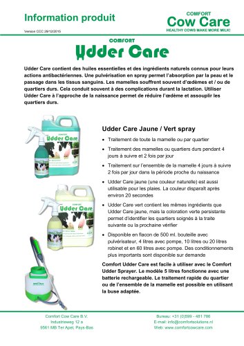 COMFORT Udder Care