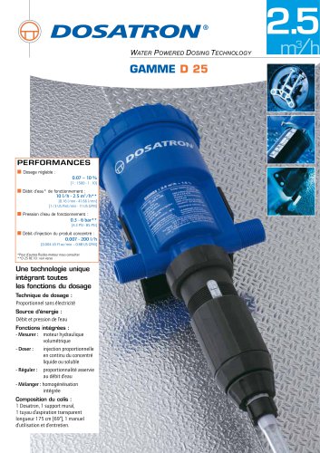 GAMME D 25