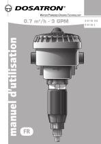 manuel d’utilisation 0.7 m 3/h - 3 GPM - 1