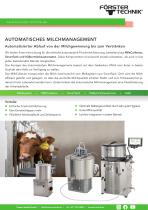 Automatisches Milch-Management