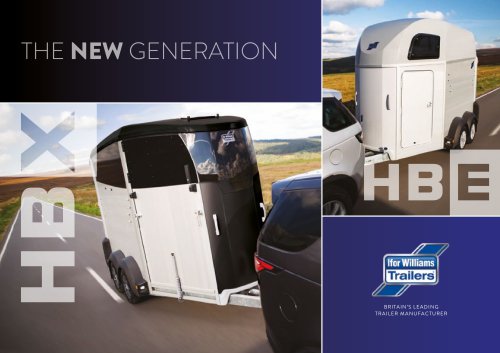 Horsebox HBX & HBE Brochure