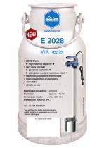 milk heater equipped with polished pedestal-2