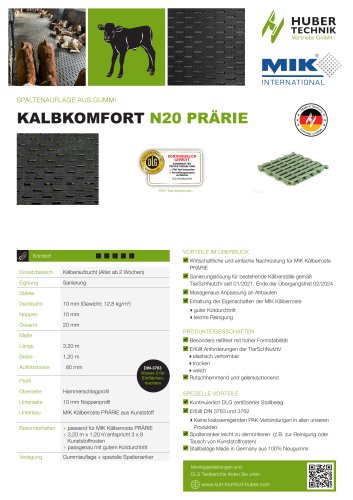 KALBKOMFORT N20 PRÄRIE
