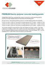 PREMIUM Electric polymer concrete heating panels - 1