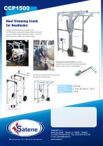 our special range of cattle crushes for hoof trimming and other cares:-4
