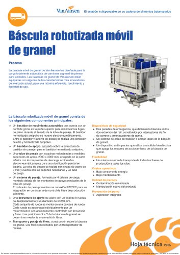 Cargando - Báscula robotizada móvil de granel