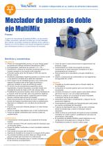 Mezclador de paletas de doble eje MultiMix - 1