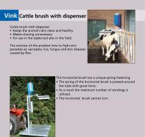 Vink Cattle brush with dispenser - 1