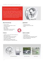 Horizontal Circulation Fan - Technical data - 2