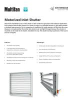 Motorized Inlet Shutter - 1