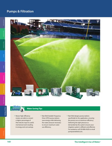 Pumps & Filtration -- 2018 Rain Bird Landscape Irrigation Products Catalog