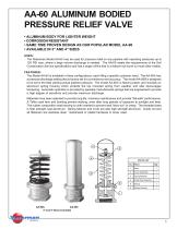 AA-60 ALUMINUM BODIED PRESSURE RELIEF VALVE - 1