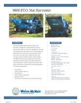 9800 Walnut and Almond Harvester Specifications - 1