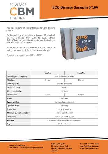ECO Dimmer Series