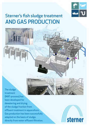 Sterner’s fish sludge treatment AND GAS PRODUCTION