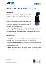 AIR RELEASE VALVE DOUBLE EFFECT 1-7