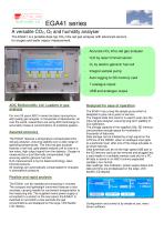 EGA41 Bench Top CO2, H2O & O2 Analyser - 1