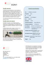 EGA41 Bench Top CO2, H2O & O2 Analyser - 2