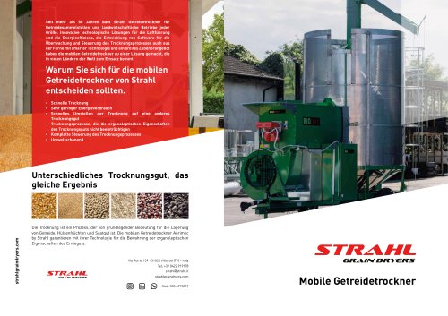 Strahl Mobile Dryers