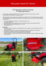 High grass mower Yanmar-2