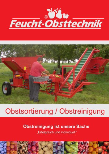 Obstsortierung / Obstreinigung