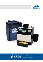 Portable grain moisture and impurity analyzer G650i - 1